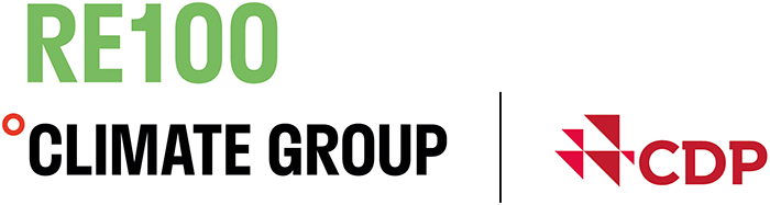 RE100 logo