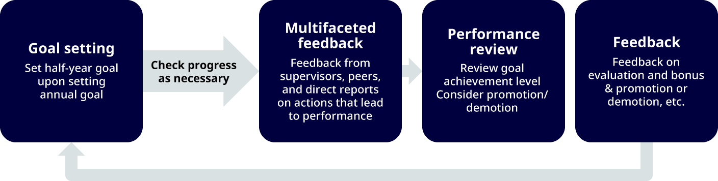 figure: Employee Evaluation/Promotion and Salary Review