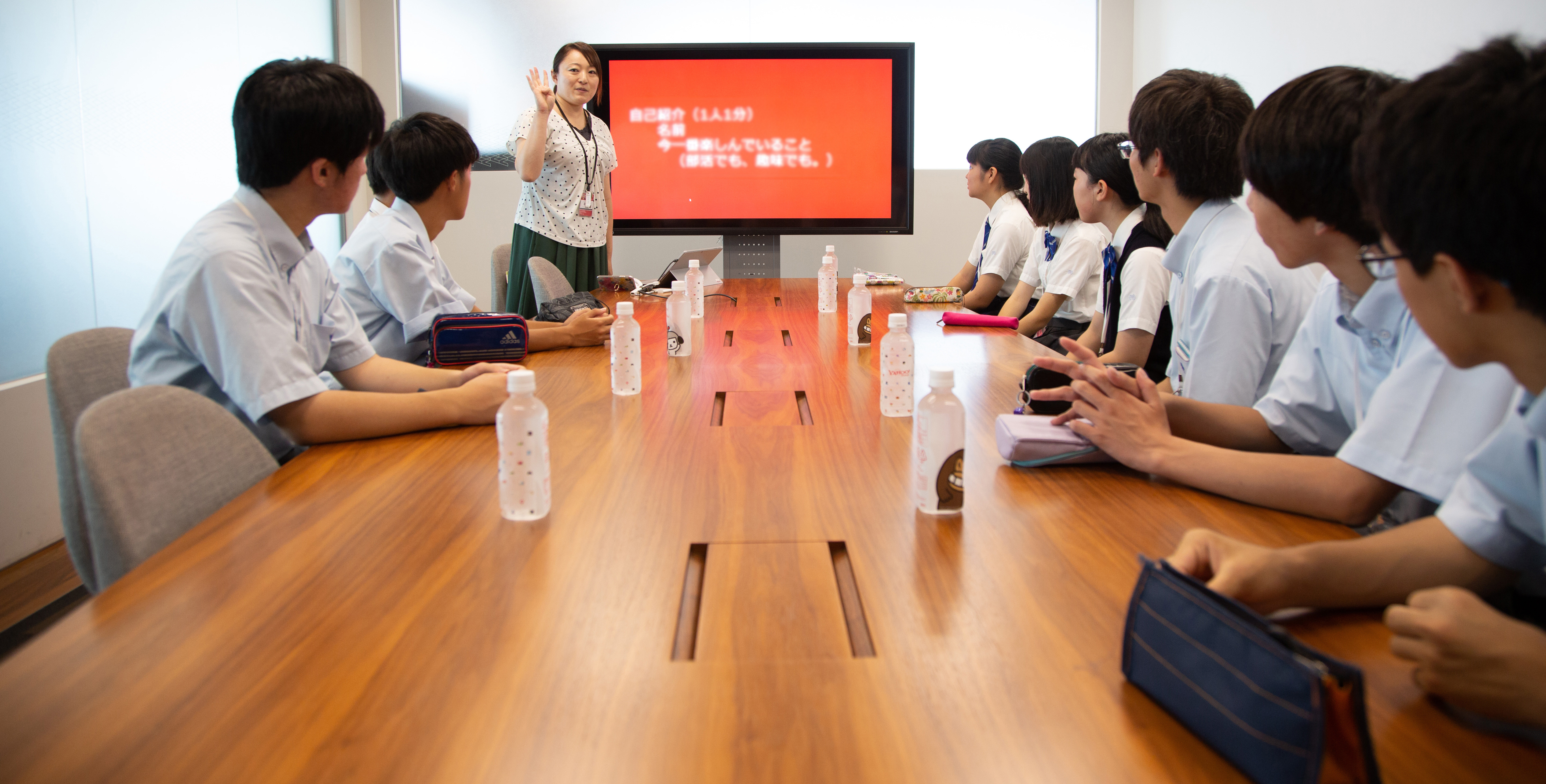 会社見学の様子