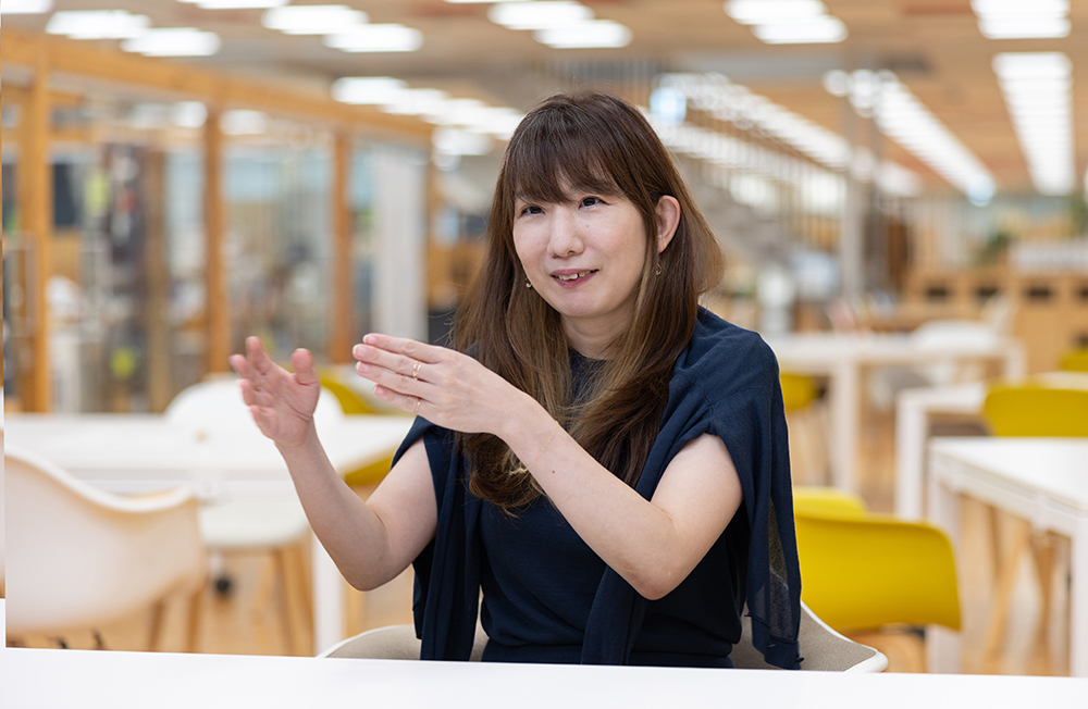 山本博子さんインタビューカット